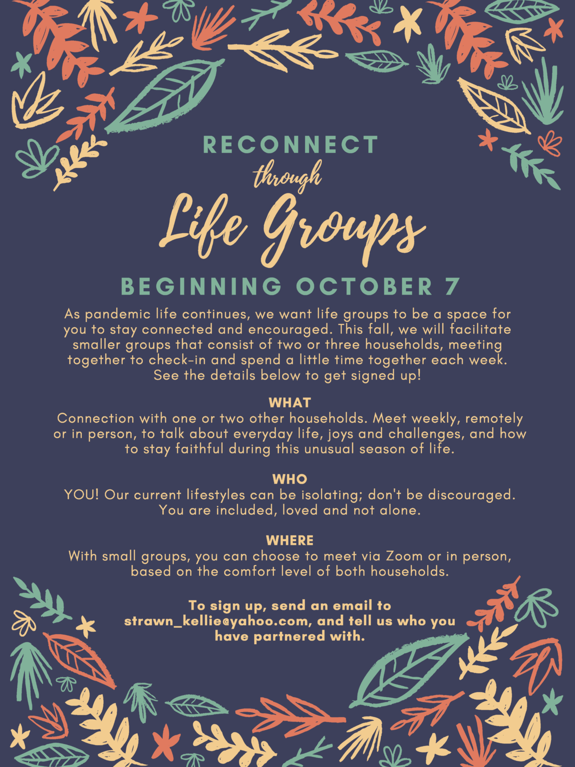 Life Groups 2020 | Circle Church of Christ